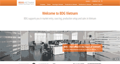 Desktop Screenshot of bdg-vietnam.com